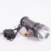 New portable lamp wholesale waterproof aluminum alloy strong light rechargeable flashlight manufacturers new products a generation of hair