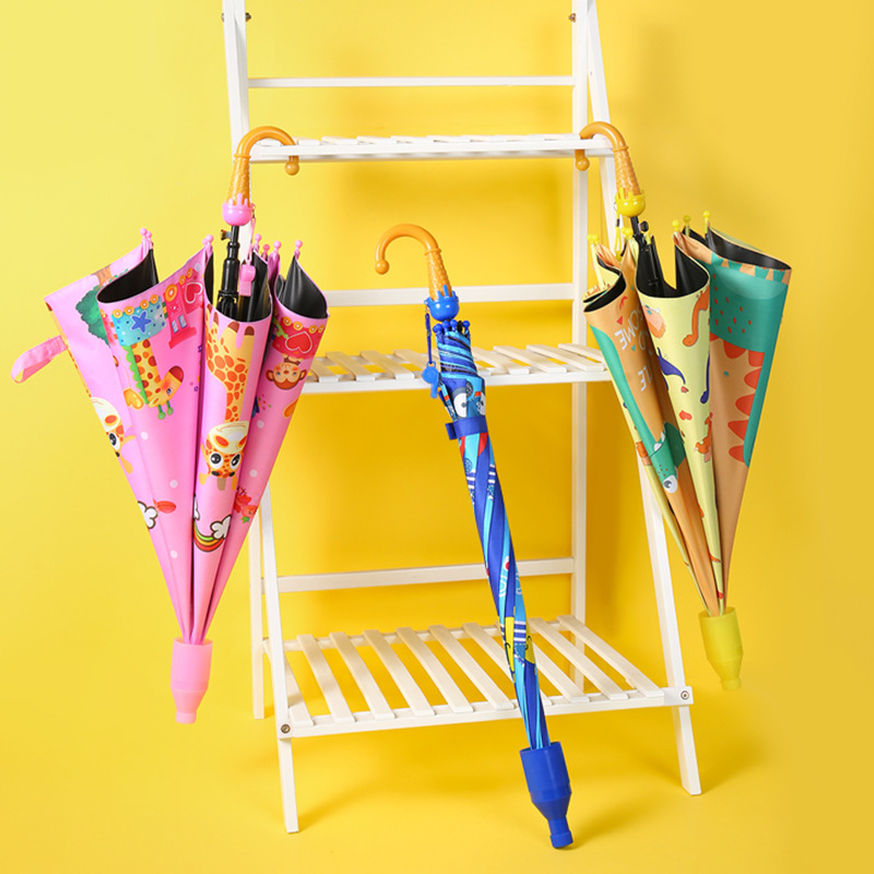 Umbrella with Logo Printed Wholesale Cartoon Kidsren's Umbrella Kidsren's Kindergarten Sunshade Umbrella Cartoon Umbrella Upf50+ Rainproof
