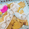 3.5cm Table Edition Non-elastic Lace Lace Women's Skirt Wavy Lace Jewelry Women's Hat Accessories Spot