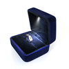 With lamp flannel jewelry box LED lamp iron box ring box pendant bracelet packaging box source factory large quantity discount