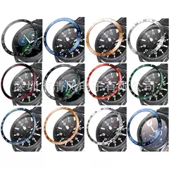Suitable for Samsung galaxy watch3 metal watch ring 41MM 45MM watch ring scale protection ring steel ring