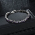Purple zirconium about 16cm metal extension buckle 1.2cm
