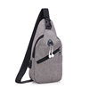 Feisha Chest Bag Men's Korean Style Trendy Canvas Outdoor Small Backpack Chest Fashion Bag Shoulder Bag Crossbody Bag Waist Bag