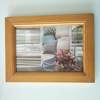 Wooden Creative Double-Sided Glass Plant Specimen Photo Frame Wood Color Three-Dimensional Picture Frame Transparent Wooden Photo Frame