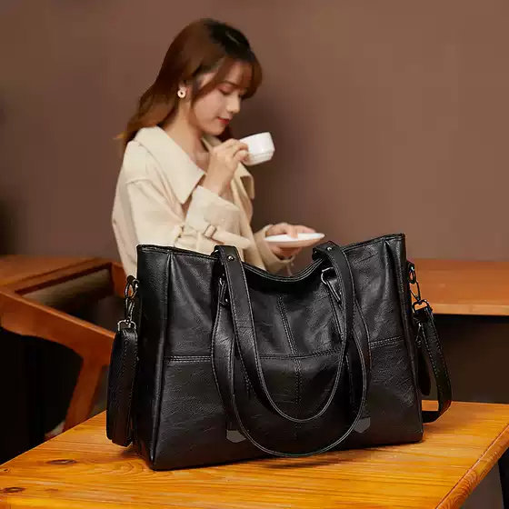 2026 Spring/Summer Bestselling Large Capacity Tote Bag with Crossbody Strap, Mother-Child Bag Set, Export Shoulder Bag