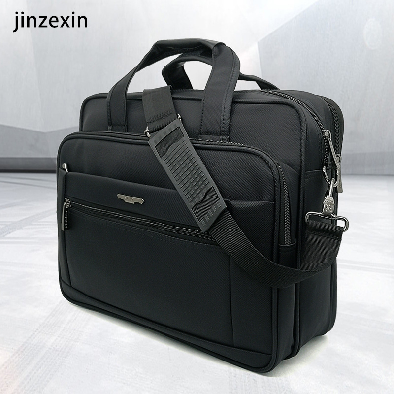 Men's Shoulder Bag Men's Briefcase 15-inch Portable Laptop Bag Crossbody Bag Cross-border Wholesale Printing