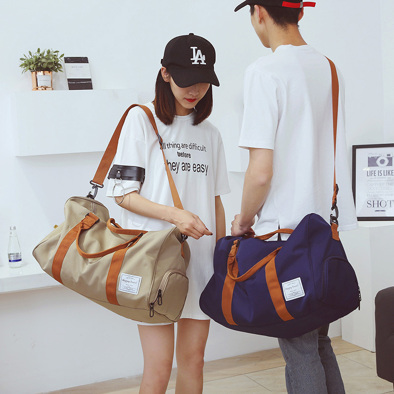 Wholesale New Fashion Luggage Bags Men's Fitness Bags Casual Sports Travel Bags Logo Handbags Dropshipping