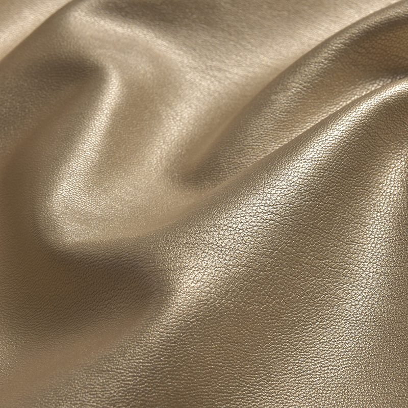 Factory direct supply sheep grain fine grain semi-PU leather packaging leather embroidery embroidery thread bag sofa shoe material soft bag leather material