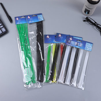 Bagged self-locking nylon tie Mini small disposable plastic cable tie