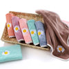 Wholesale Children's Towels, Daisy Square Towels, Fiber Thickened Water-Absorbent Face Wash Opening Gifts, Small Towels, Square Towels for Car Wiping