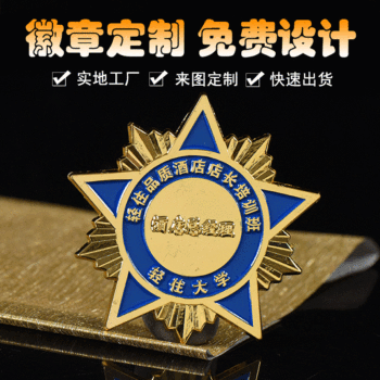 Wholesale Metal Badges Custom Painted Enamel Metal Signs Badges Custom Metal Signs Metal Brooches Alloy