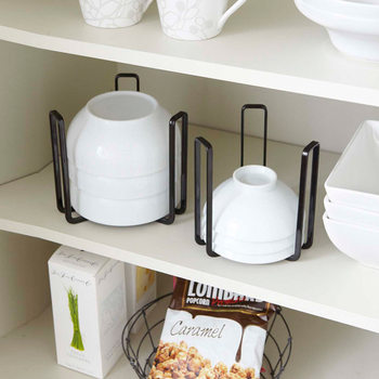 Japanese-Style Kitchen Storage Rack, Iron Dish Drainer Rack, Cabinet Drawer Organizer, Space-Saving Storage Rack