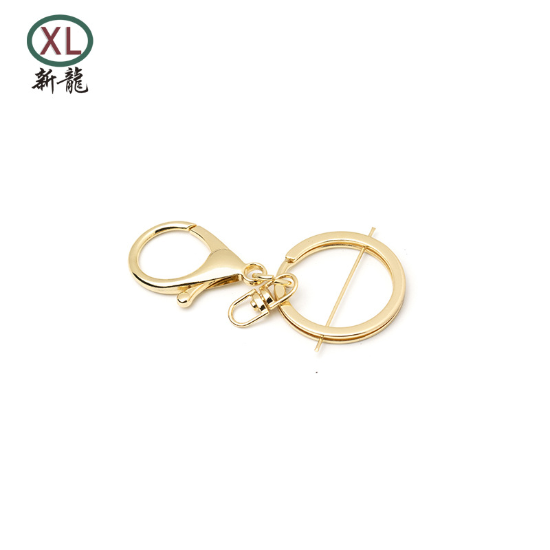 Factory new spot plating color 8-character key buckle bag hanging buckle hardware buckle lobster buckle jewelry accessories