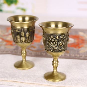 Retro Goblet European-style Palace Fenggang High-end Home Restaurant Hotel High-end Club Decorative Liquor Glass