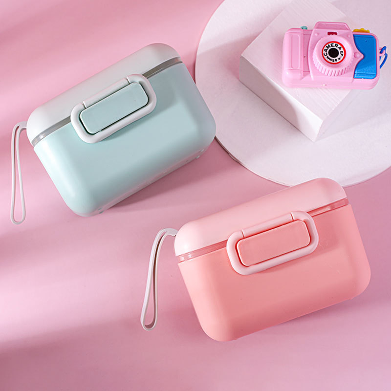 Storage Sealed Baby Milk Powder Cartridge Large Capacity Outgoing Rice Noodle Sealed Pot Portable Baby Rice Powder Cartridge