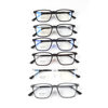 New Rubber Titanium Glasses Frame Soft and Comfortable Myopia Glasses Frame Men's Simple Retro Full Frame Wholesale 9822