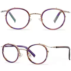 Hu Ge Tongyi Glasses Ultra-light Retro Republic of China Style Personalized Short-sighted Frame Small Round Hawksbill Men's Fashionable