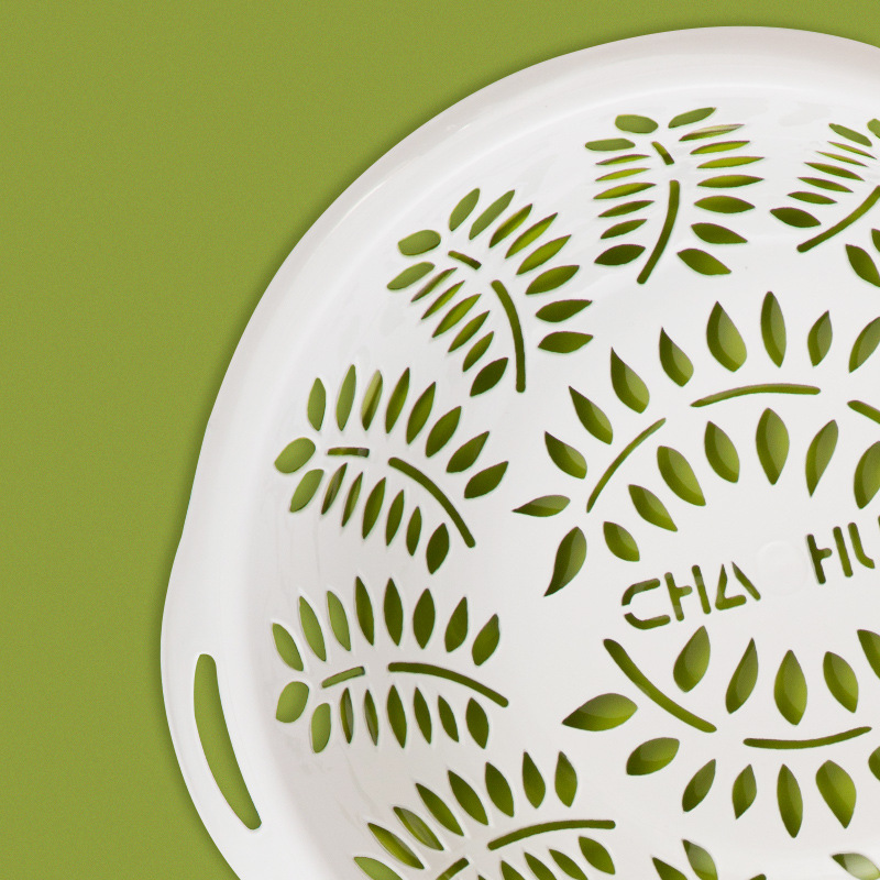 Camellia Drain Basket Plastic Kitchen Vegetable Washing Blue Double Layer Leakage Fruit Vegetable Basket Multi-use Wheat Ear Drip Sieve Vegetable Washing Basin