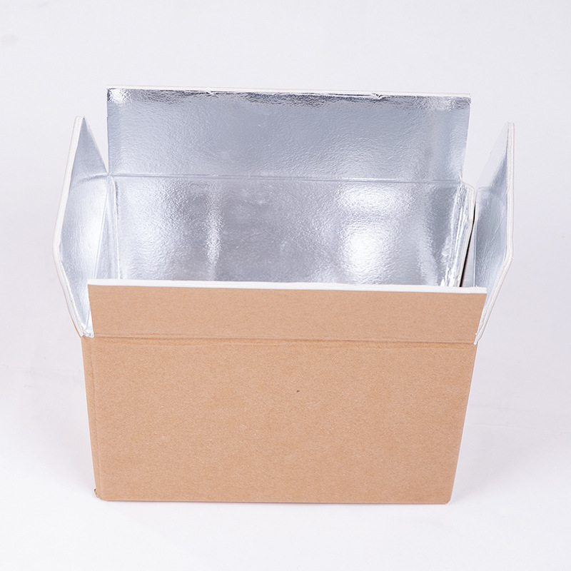 Low Price Spot Slightly Defective Treatment Thickened Kraft Paper Aluminum Foil Insulation Transportation Carton Refrigerated Foam Factory Direct Supply