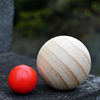 Solid wooden goal ball game 7cm solid wooden ball large ball DIY hand-painted solid wood toy ornaments with different diameters