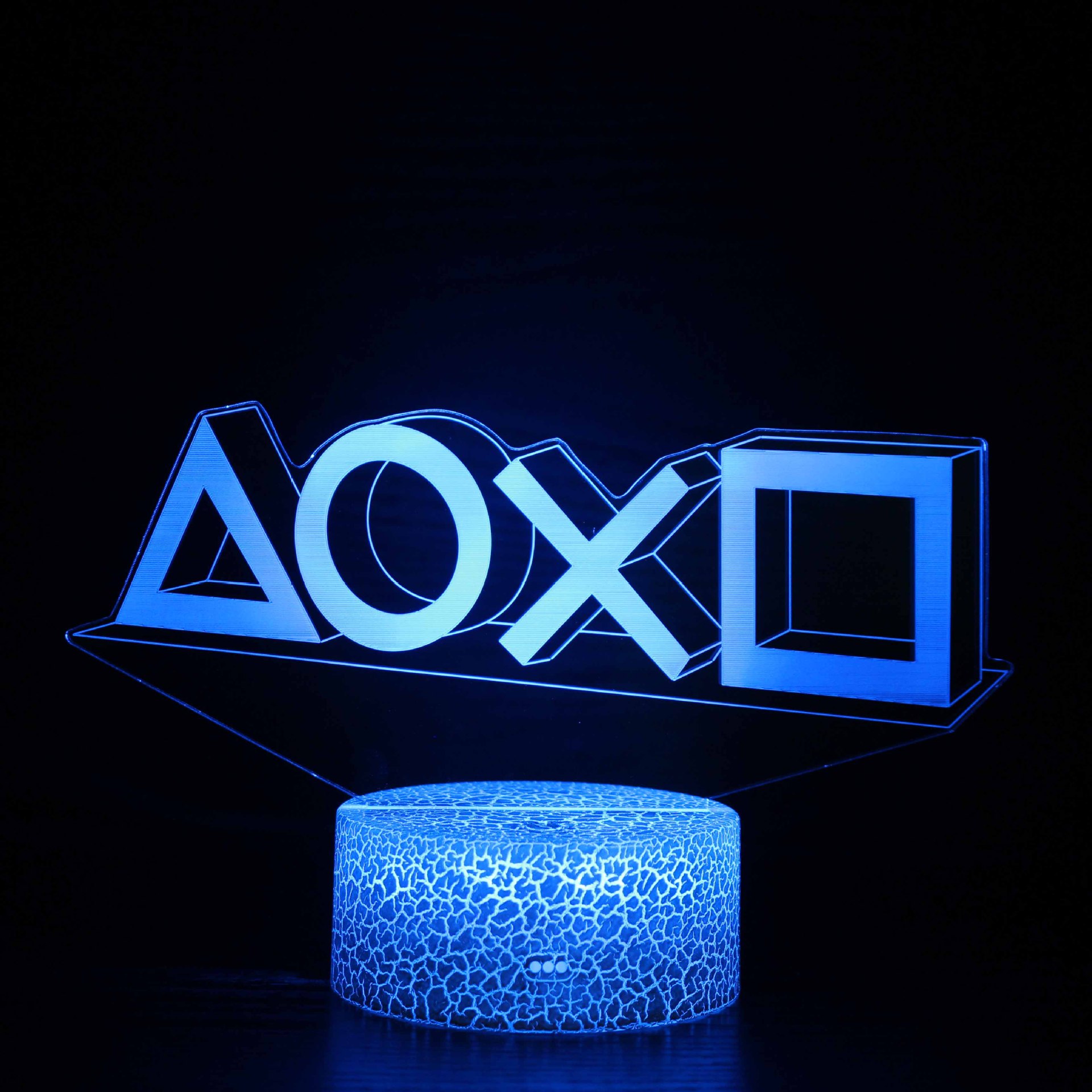 Cross-border hot sale among us game handle Series 3D night light led remote control colorful touch creative desk lamp