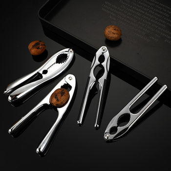 Factory direct walnut clip zinc alloy thickened walnut tongs multifunctional nut tongs pine nut clip crab tongs wholesale