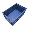 European standard R-KLT6429 reinforced bottom plastic turnover box German Blue 600*400*280 car parts box