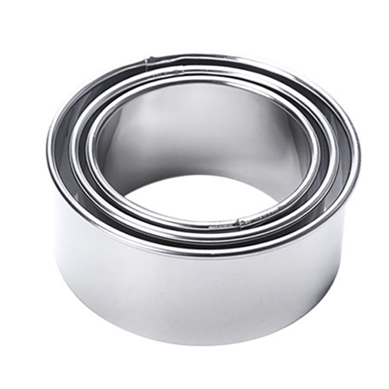 Factory wholesale stainless steel dumpling wrapper mold dumpling tool pressing dumpling wrapper cutting dumpling wrapper three pieces