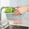 Kitchen Washing Vegetable Basket Drain Basin Plastic PP Washing Fruit Basin Pool Storage Basket Tableware Washing Vegetable Basin Rice Washing Basket