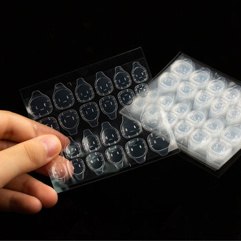 High-Quality High-Viscosity Hand and Foot Nails, Wearable Fake Nails, Manicure, Jelly Glue, Yellow Jelly Stickers, Manicure Stickers