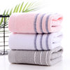 Factory wholesale solid color adult large square cotton handkerchief origin supply soft absorbent small towel