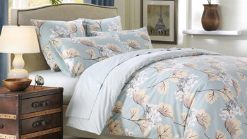 Luxury American 60 satin printed long staple cotton four-piece cotton quilt cover home textile four-piece wholesale