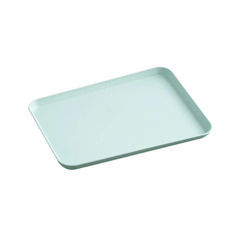 Tea Tray Living Room Cup Tea Cup Tray Household Rectangular Water Cup Tea Cup Plate Fruit Plate Nordic ins Plastic