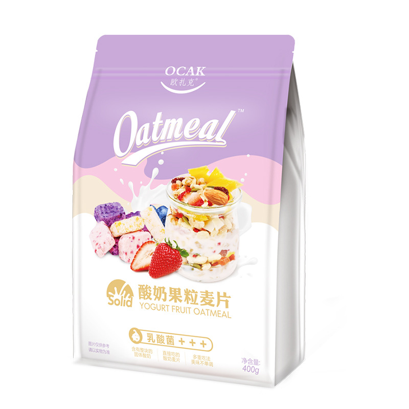 [Ozark] Fruit Oatmeal 400g Pack Oatmeal Wholesale Breakfast Collection Oatmeal Contact 5DF
