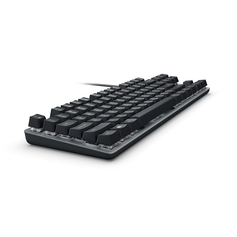 Logitech Logitech K835 mechanical wired keyboard gaming office keyboard 84 keys black white compact keyboard