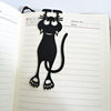 Creative hollow kitten plastic bookmark hollow bookmark black kitten hanging bookmark in stock wholesale