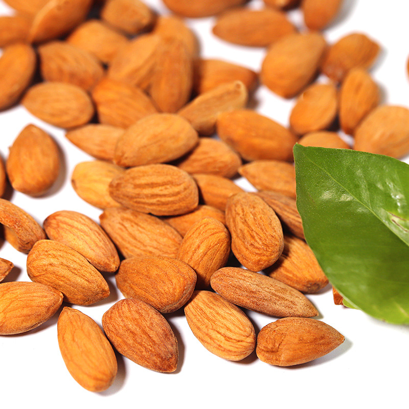 New goods large particles almond kernel bag net weight 500g almond nut snack dried fruit almond kernel baking raw materials