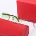 C3 gold frame green film