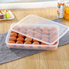 Factory Direct Supply Egg plastic box convenient egg tray storage box transparent simple 30 grid large capacity pp egg tray