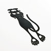Creative hollow kitten plastic bookmark hollow bookmark black kitten hanging bookmark in stock wholesale