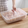 Egg Box Refrigerator Egg Storage Box Household Fresh Storage Box Kitchen Multi-compartment Portable Egg Box Multi-layer Tray