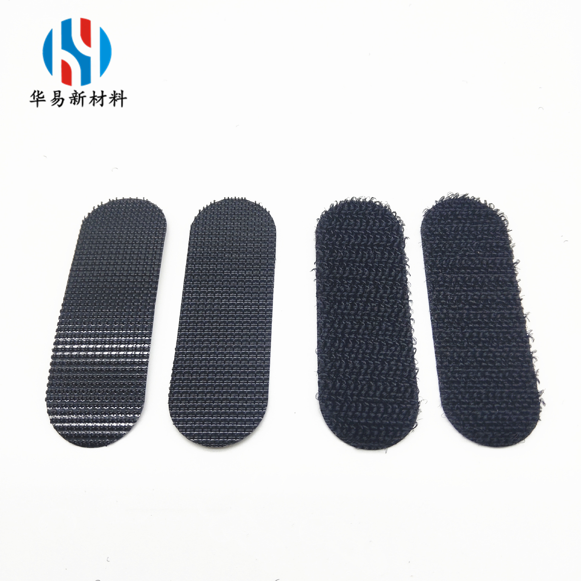 Semicircle Velcro nylon blended punching Velcro buckle with round head special-shaped processing non-scratch hair shooting hook