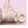 Cross-Border Stickers, Foreign Trade Supply, Fine Washi Tape, Gradient Thin Border DIY Decorative Journal Tape