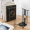 Factory in stock wholesale Chinese style Creative Metal bookend desktop storage decoration book stand book stand decoration