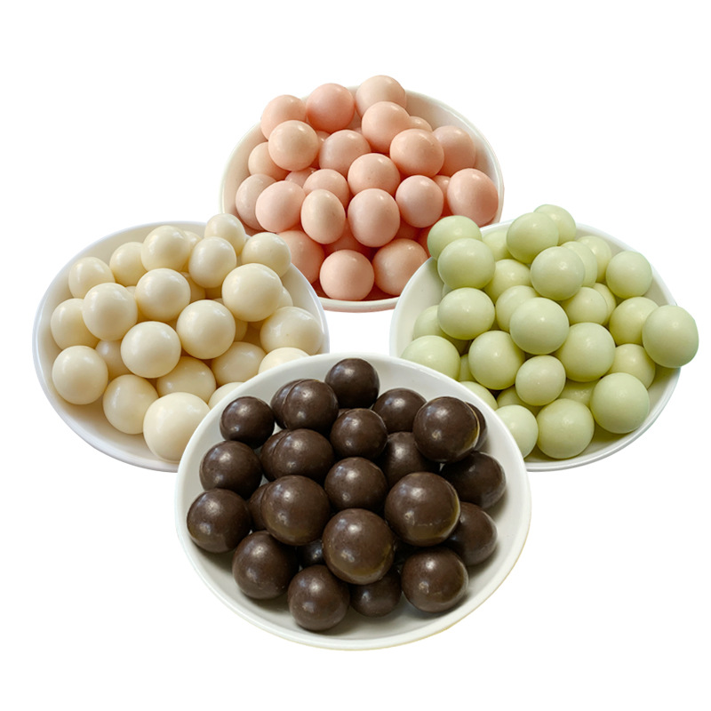2.00kg Black and White Mai Li Su Chocolate Bean Bulk Whole Bag Batch Cake Baking Decoration Cocoa Butter Subplace for Children