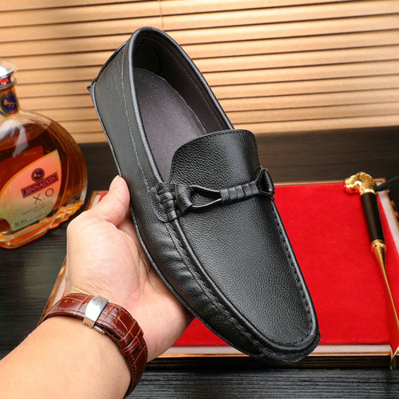 Giày Da Nam Chất Liệu Da Bò Đế Mềm