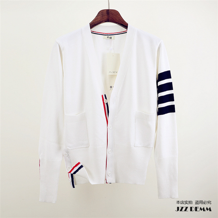 男女针织开衫女短款毛衣女情侣秋装春秋季宽松外套针织外套