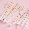Cross-Border Stickers, Foreign Trade Supply, Fine Washi Tape, Gradient Thin Border DIY Decorative Journal Tape