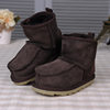 Factory Direct supply wool integrated children's shoes winter warm sheepskin fur integrated small children's cotton shoes Children's snow boots