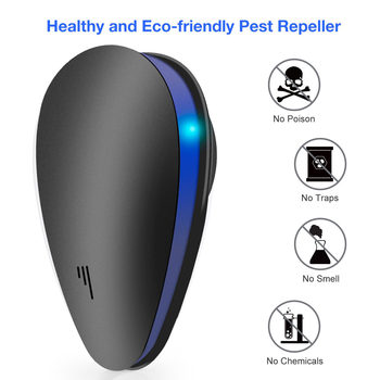 Amazon Home Ultrasonic Mouse Repellent Intelligent Frequency Conversion High Power Mite and Mosquito Repellent Cockroach Repellent